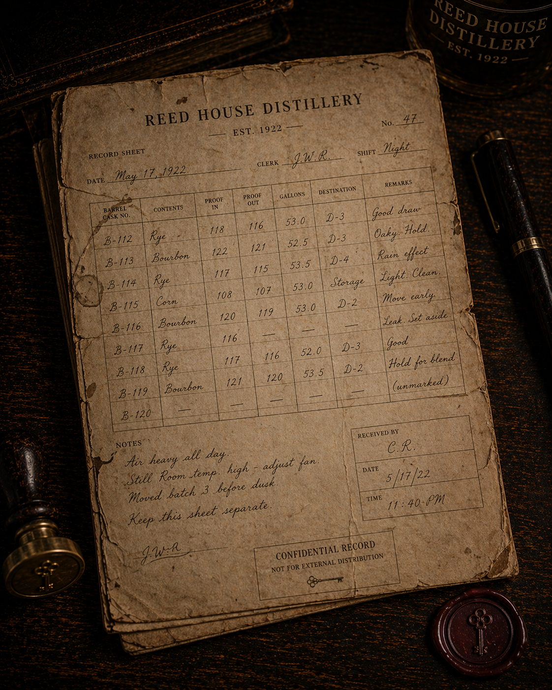 The Still Room Ledger